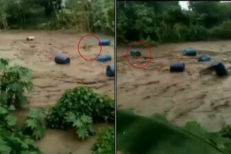 Hombre que fue arrastrado por el río El Limón en Maracay fue rescatado (video) 1