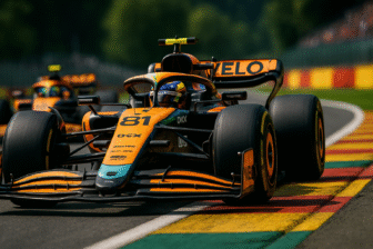 Óscar Piastri domina bajo la lluvia y conquista el Gran Premio de Bélgica 1